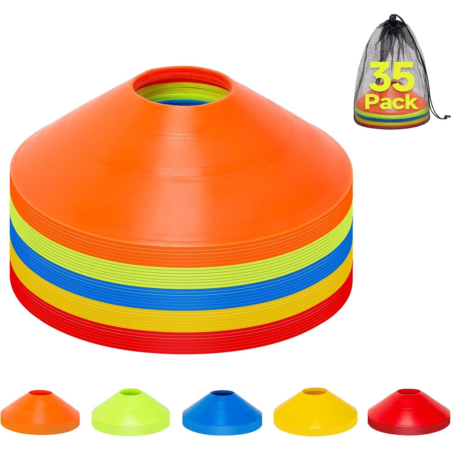 Conos de Agilidad Klurent 35 PCS Multicolor para Entrenamiento