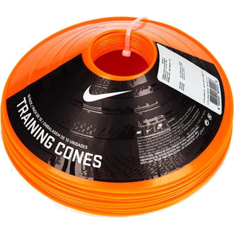 Conos de Entrenamiento Nike Naranja Brillante Paquete de 10