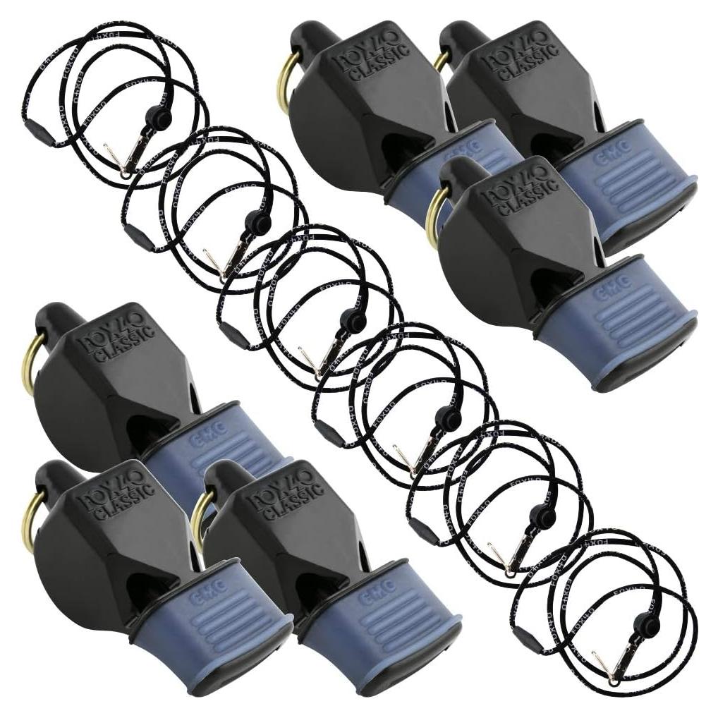 Silbato Fox 40 Classic CMG Negro - Paquete de 6 Unidades