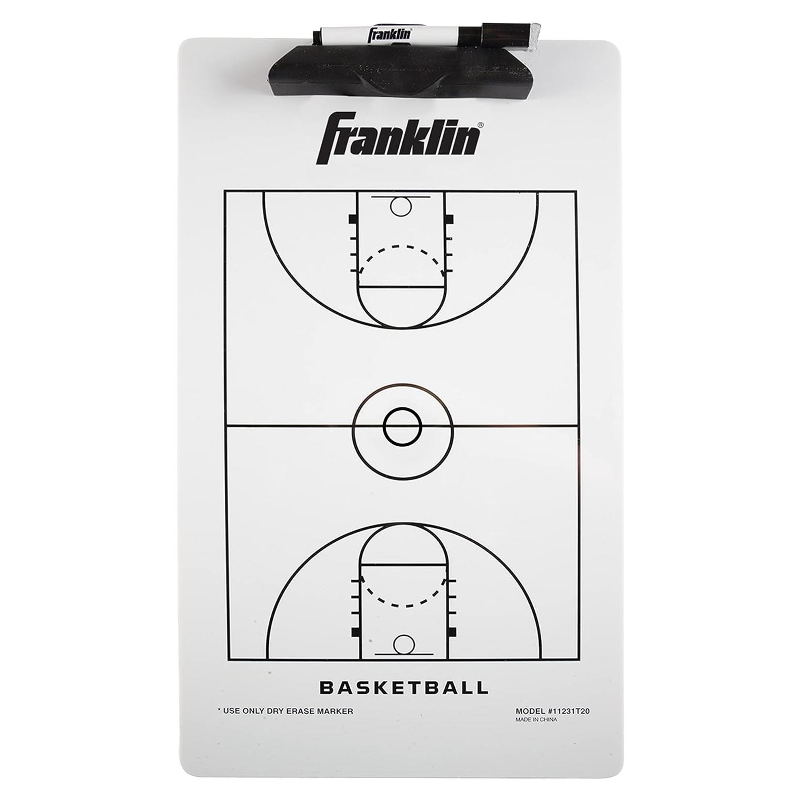 Pizarra de Entrenador Baloncesto Franklin Sports 40x23 cm