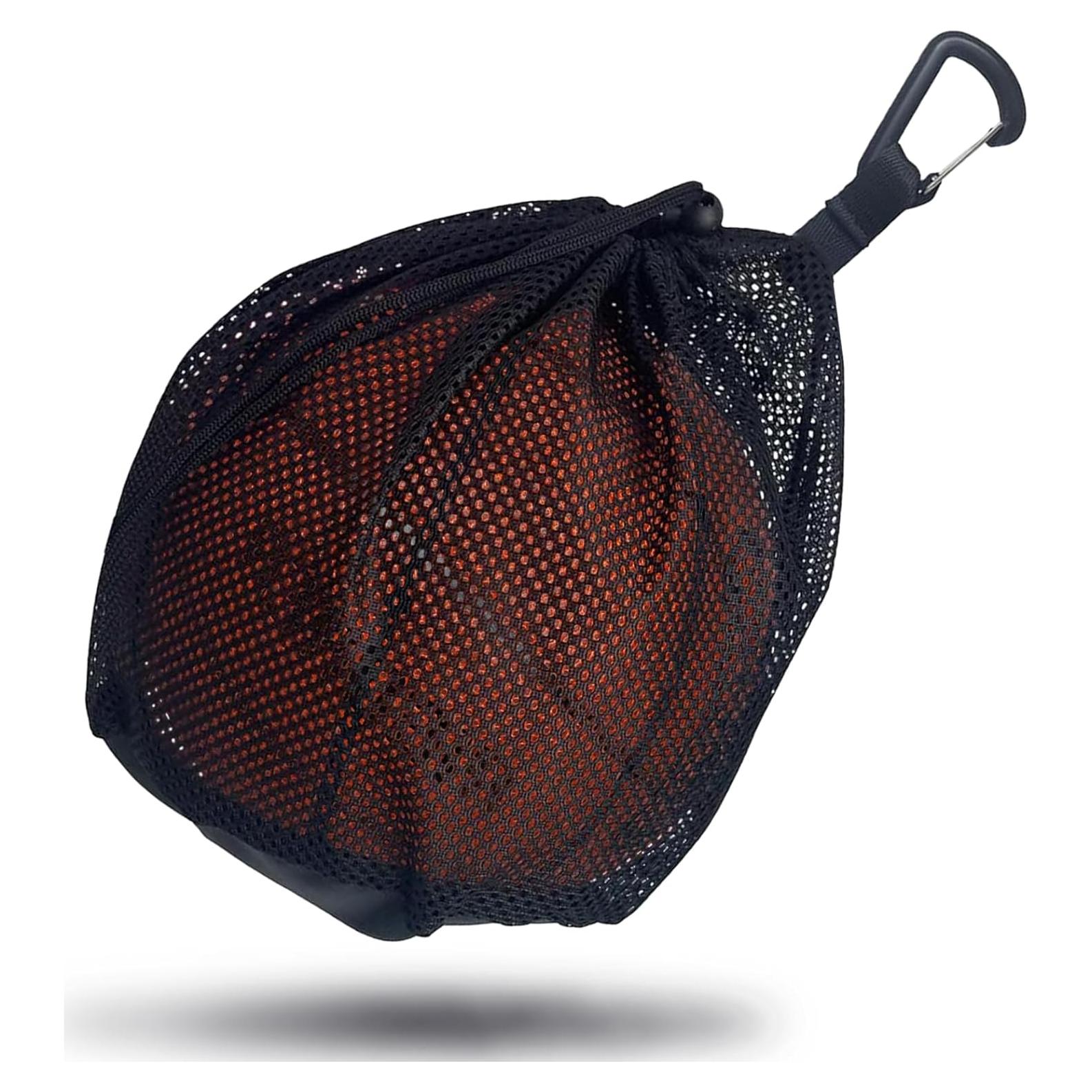 Bolsa de Malla HZHSSG con Cremallera para Pelotas Deportivas