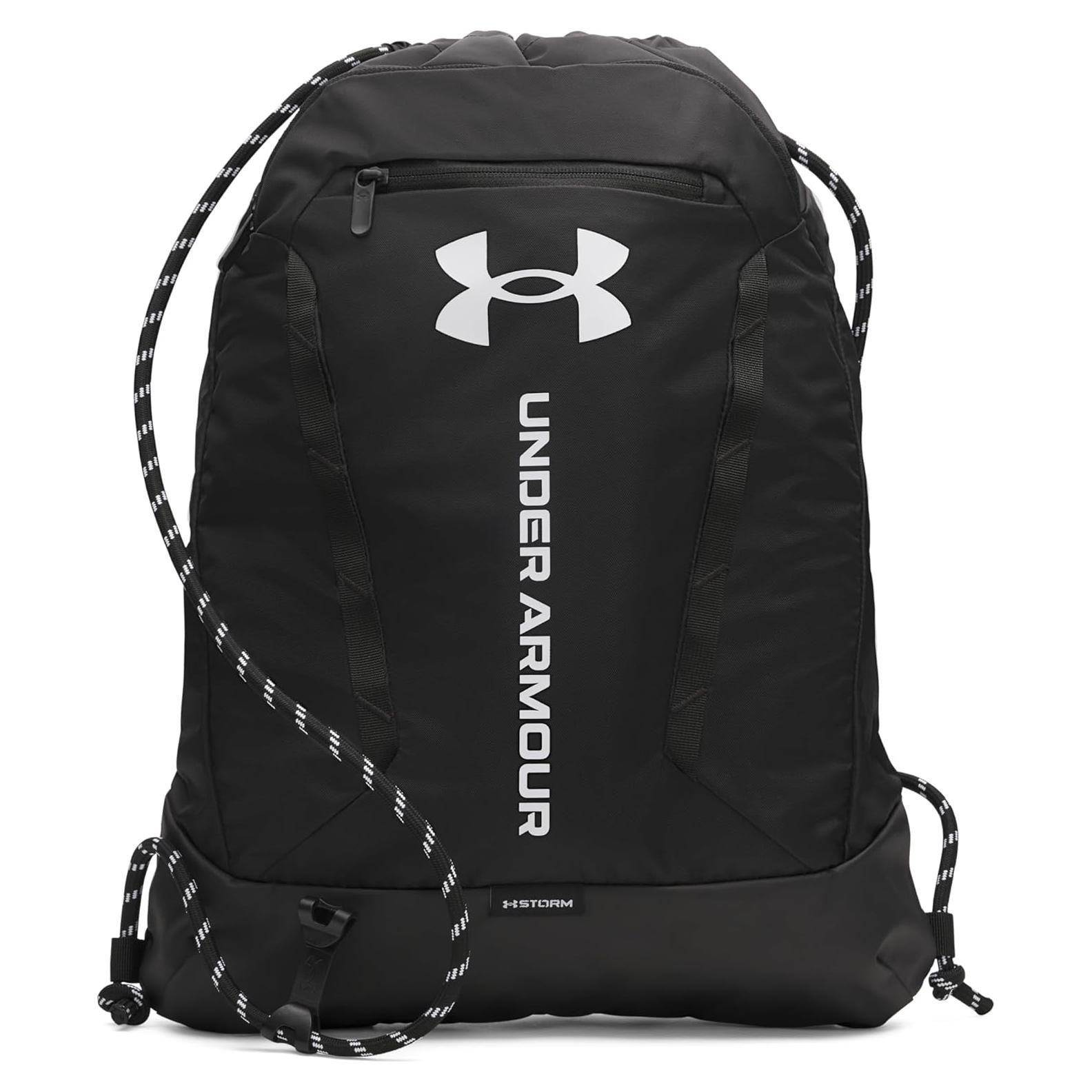 Mochila Under Armour Hustle Sackpack Unisex 22L Negra