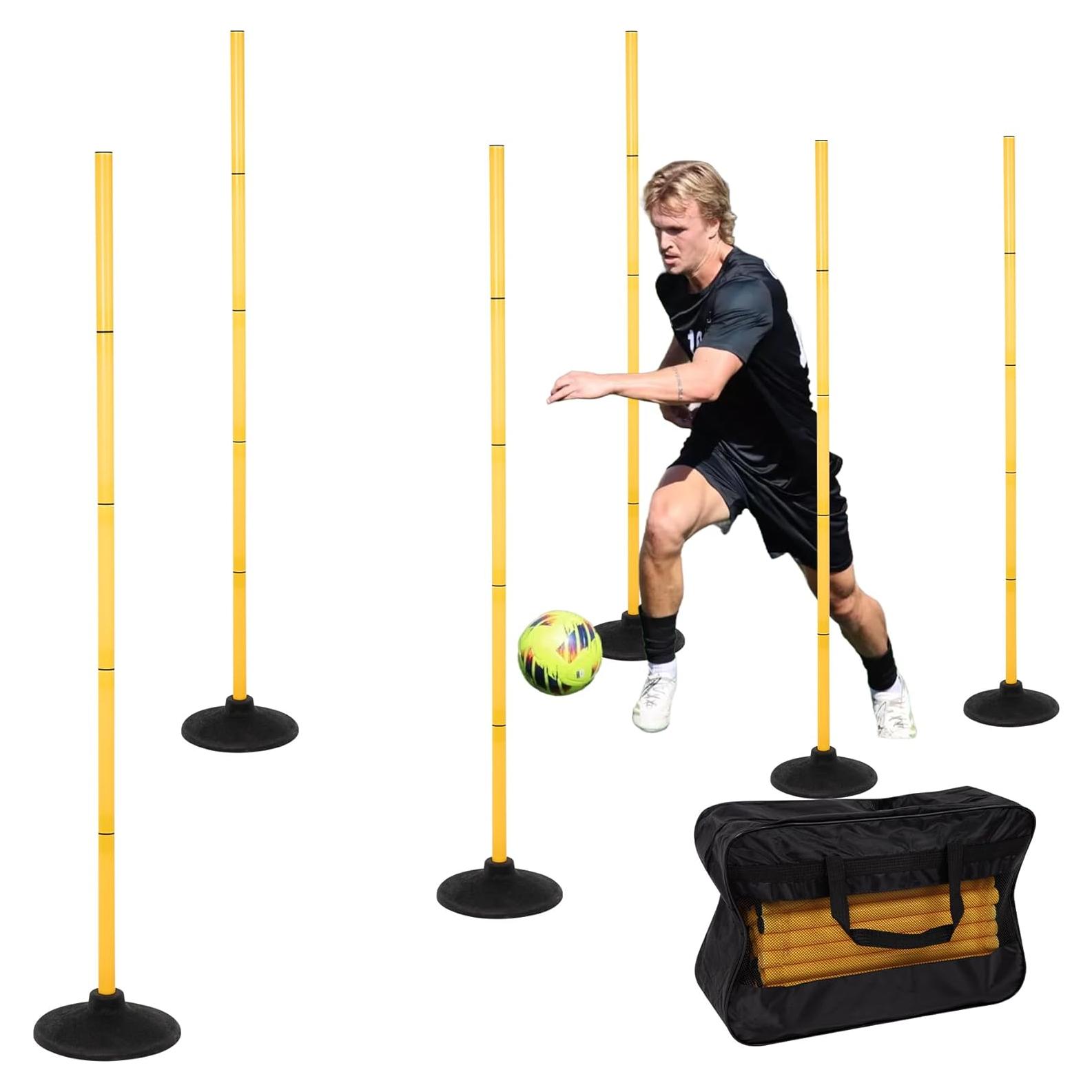 Postes de Agilidad Neoaider 1.83 m Paquete de 6 para Entrenamiento