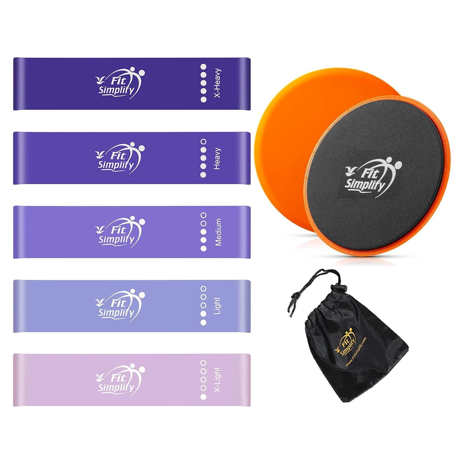 Conjunto de Bandas de Resistencia y Deslizadores Fit Simplify