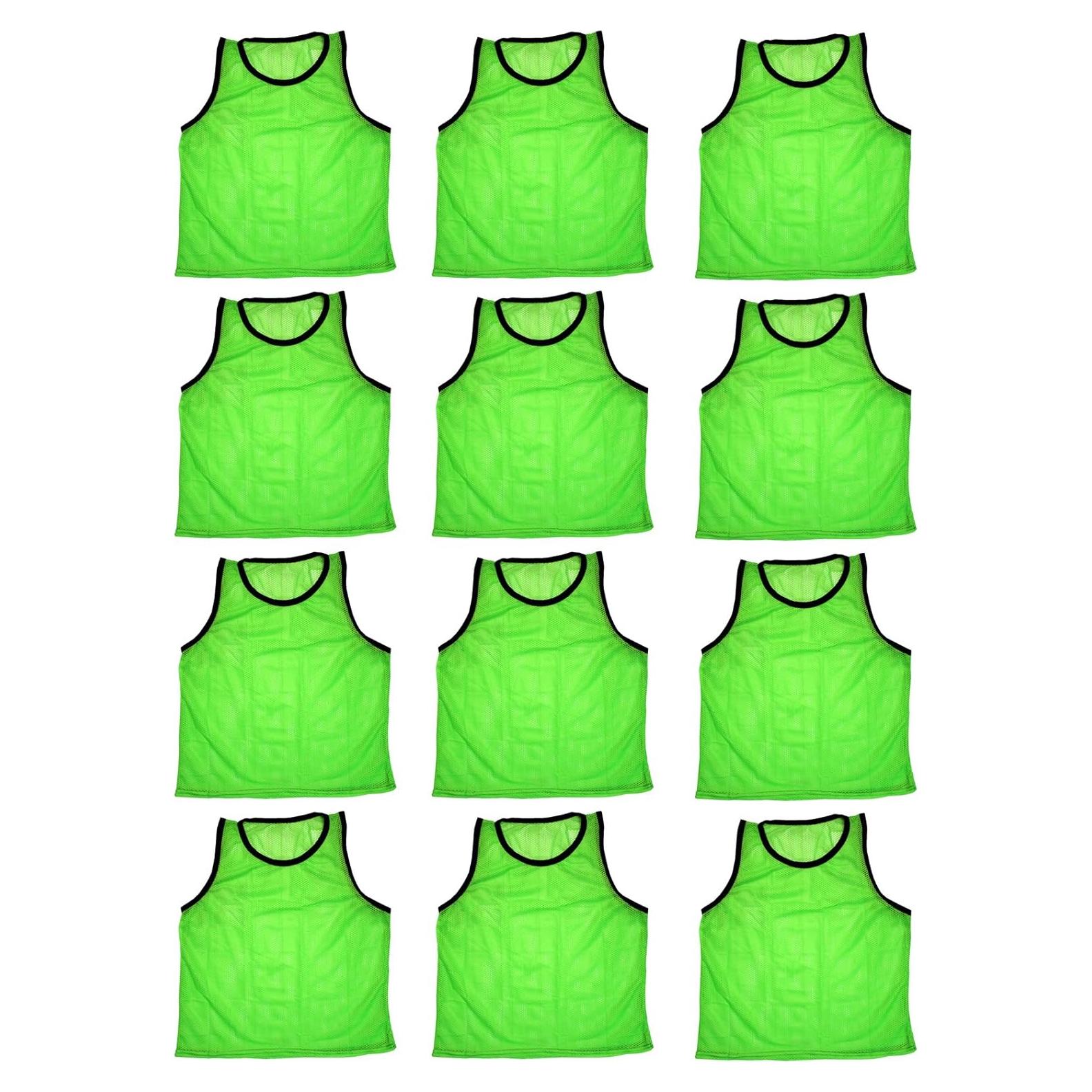 Chalecos de Entrenamiento BlueDot para Fútbol y Baloncesto - Paquete de 12