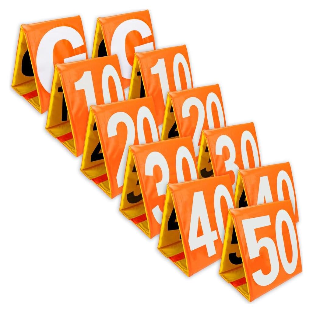 Marcadores de Campo de Fútbol Crown Sporting Goods 11 Piezas