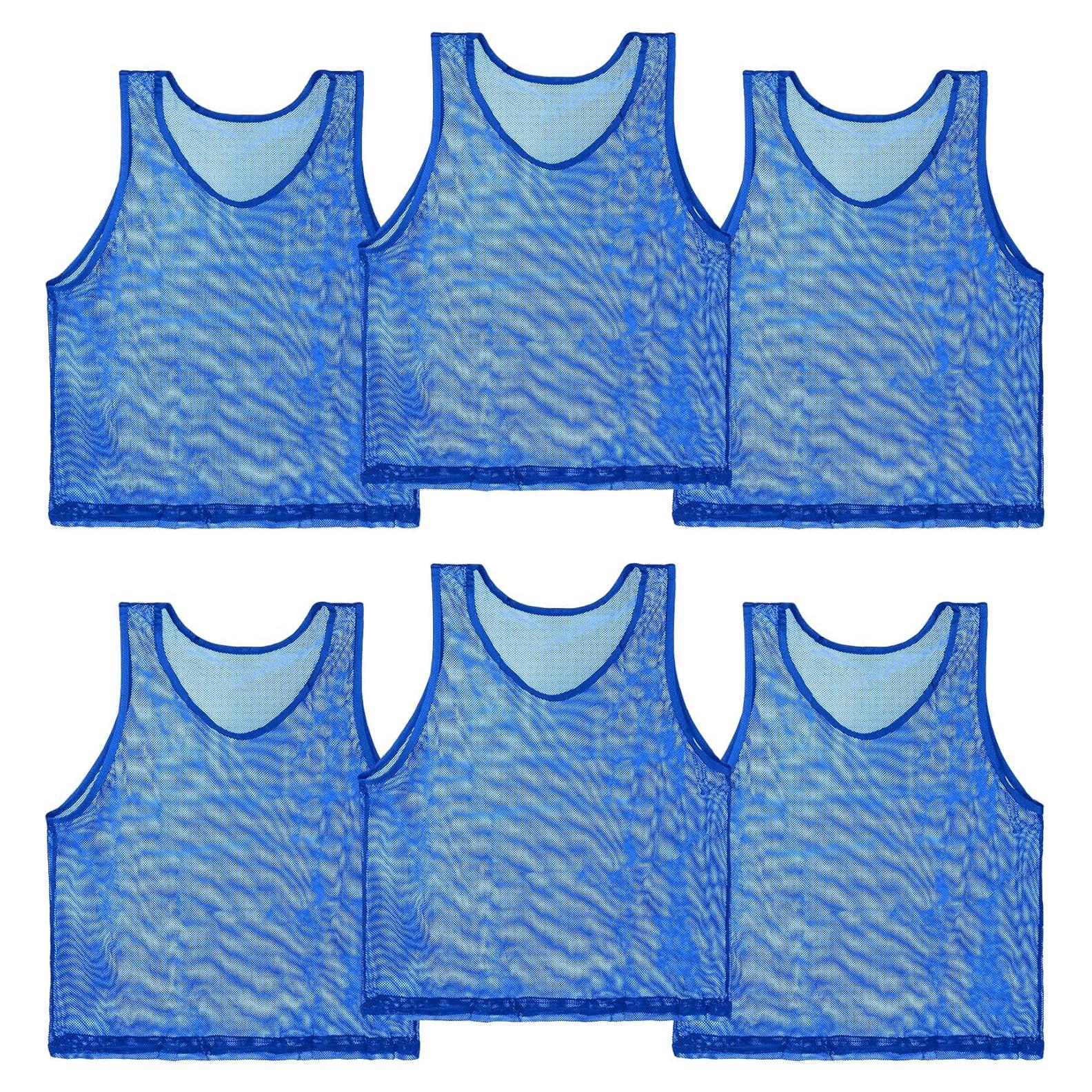 Set de 6 Pinnies de Fútbol RAINFLOW para Niños y Adultos