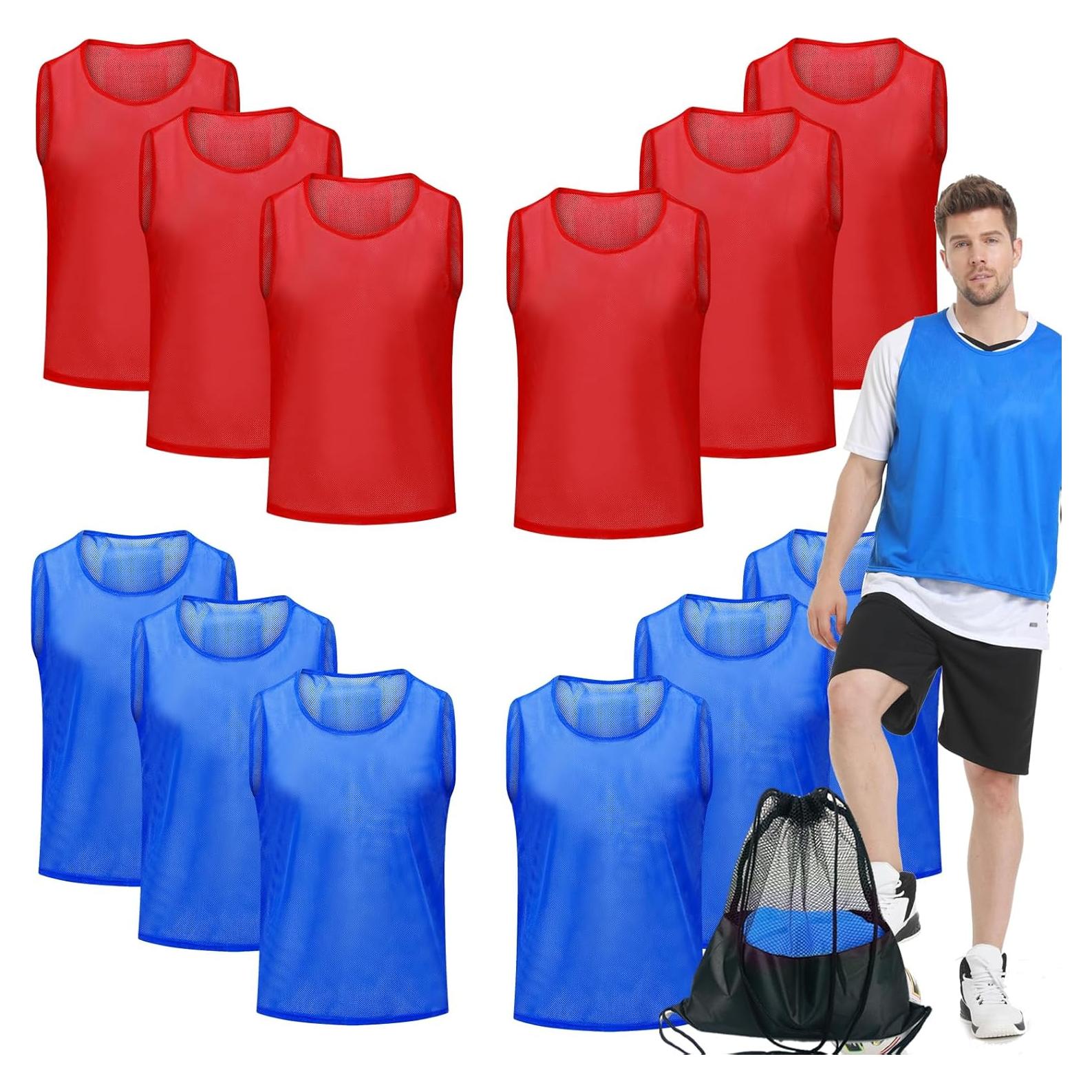 Chalecos de Fútbol Juveniles Antoyo - Paquete de 12 Piezas