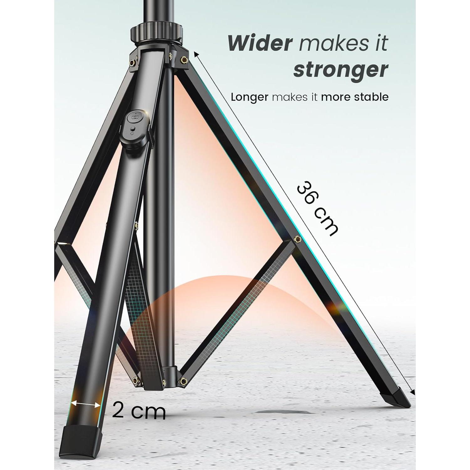 Trípode YUMAZLA 1.8m para iPhone con control remoto