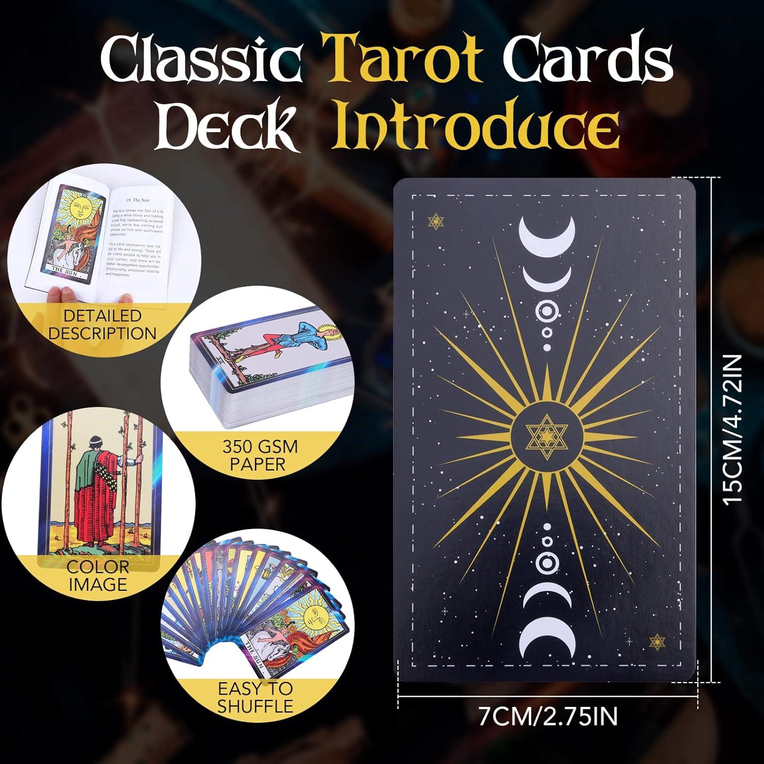 Juego de Tarot YixangDD 18 Piezas con Guía y Accesorios