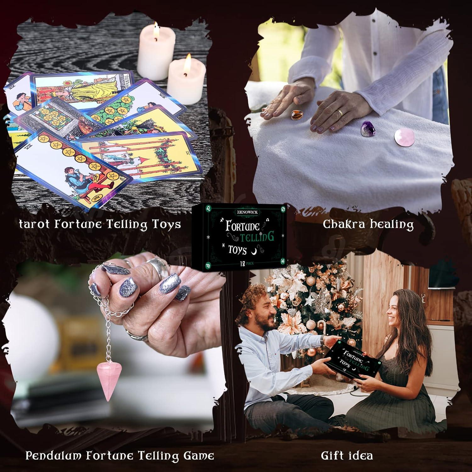 Juego de Tarot YixangDD 18 Piezas con Guía y Accesorios