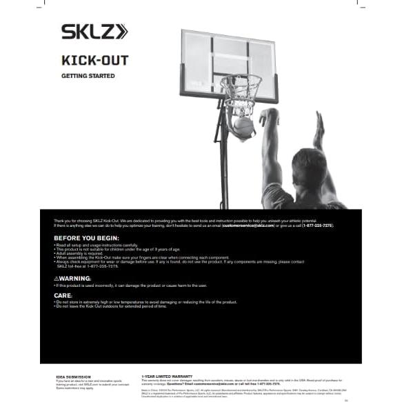 Sistema de Devolución de Baloncesto SKLZ Kick-Out
