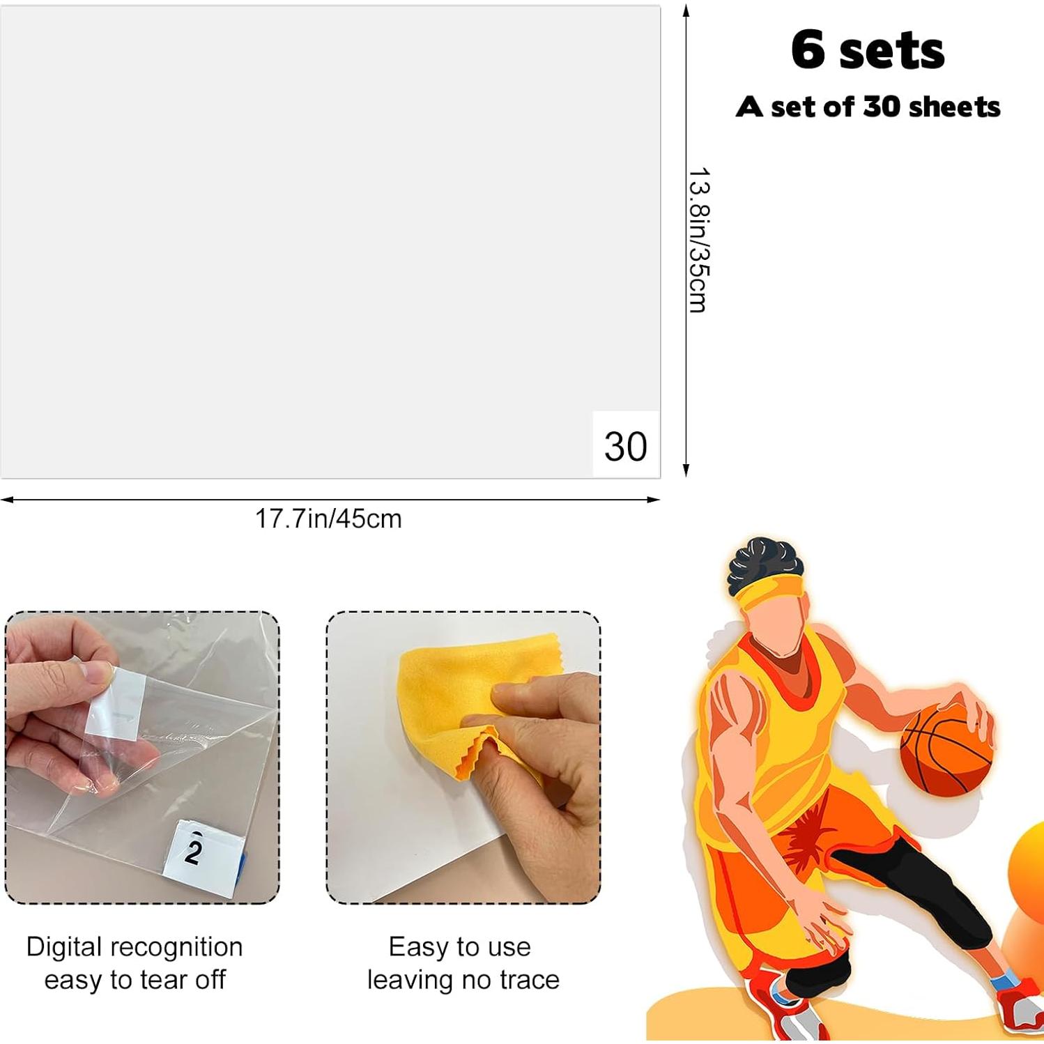 180 Almohadillas Adhesivas Hlimior para Baloncesto y Voleibol