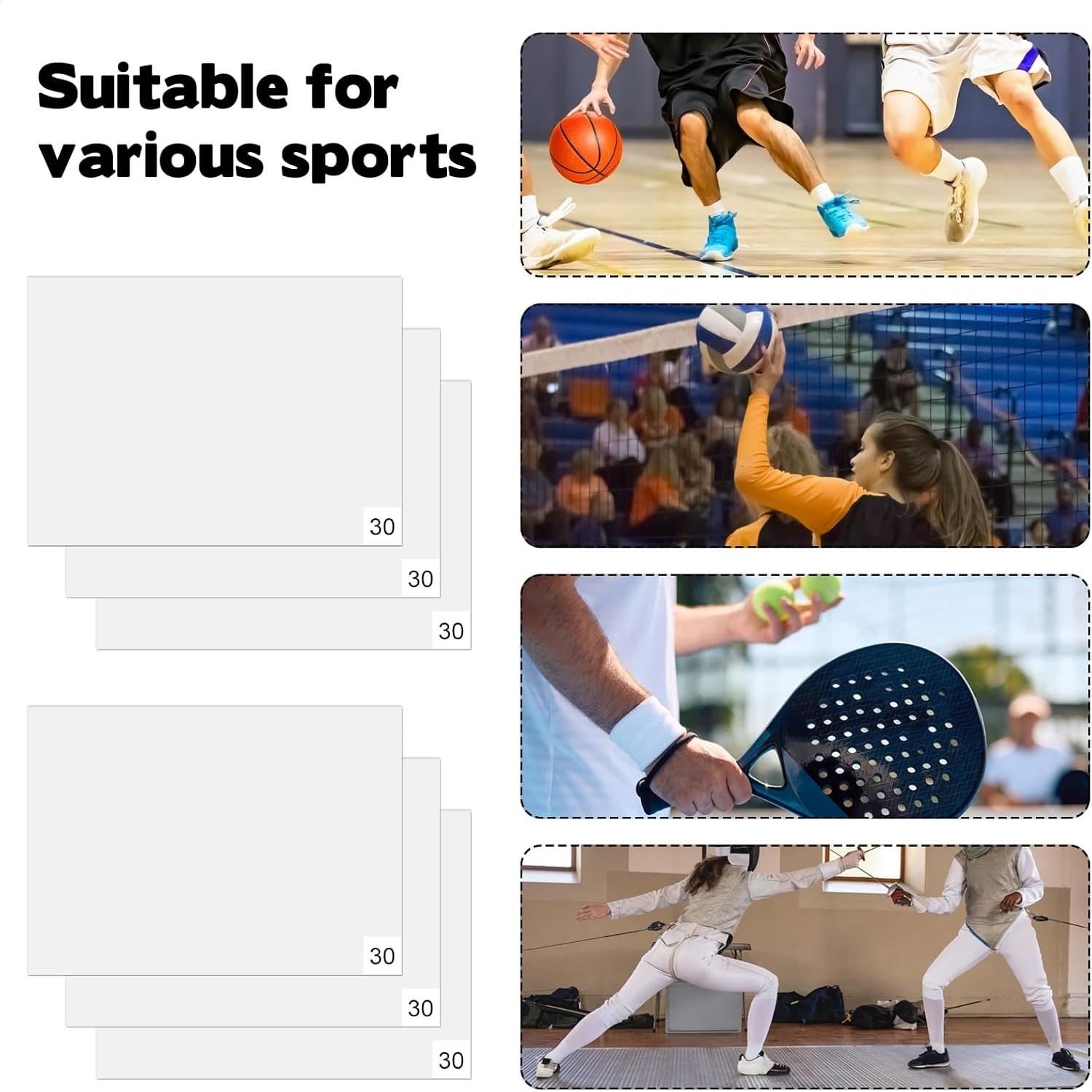 180 Almohadillas Adhesivas Hlimior para Baloncesto y Voleibol