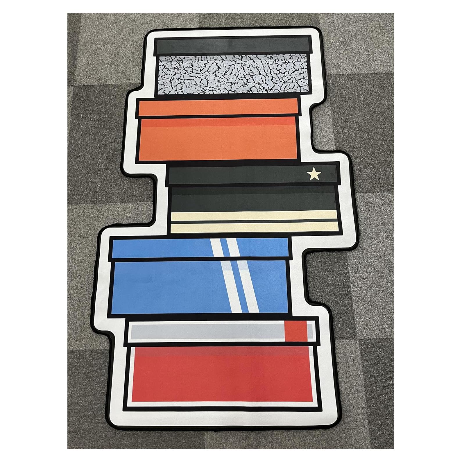 Alfombra de Área EXIGENT Multicolor 90x150cm Antideslizante