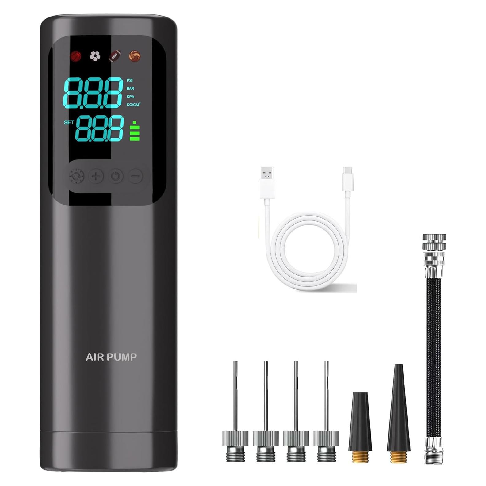 Bomba Eléctrica DDUO A8 para Pelotas de Ejercicio 4000mAh