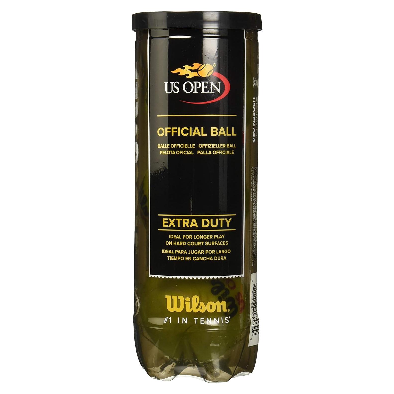 Pelotas de Tenis Wilson US Open - Paquete de 4 Latas (12 Pelotas)
