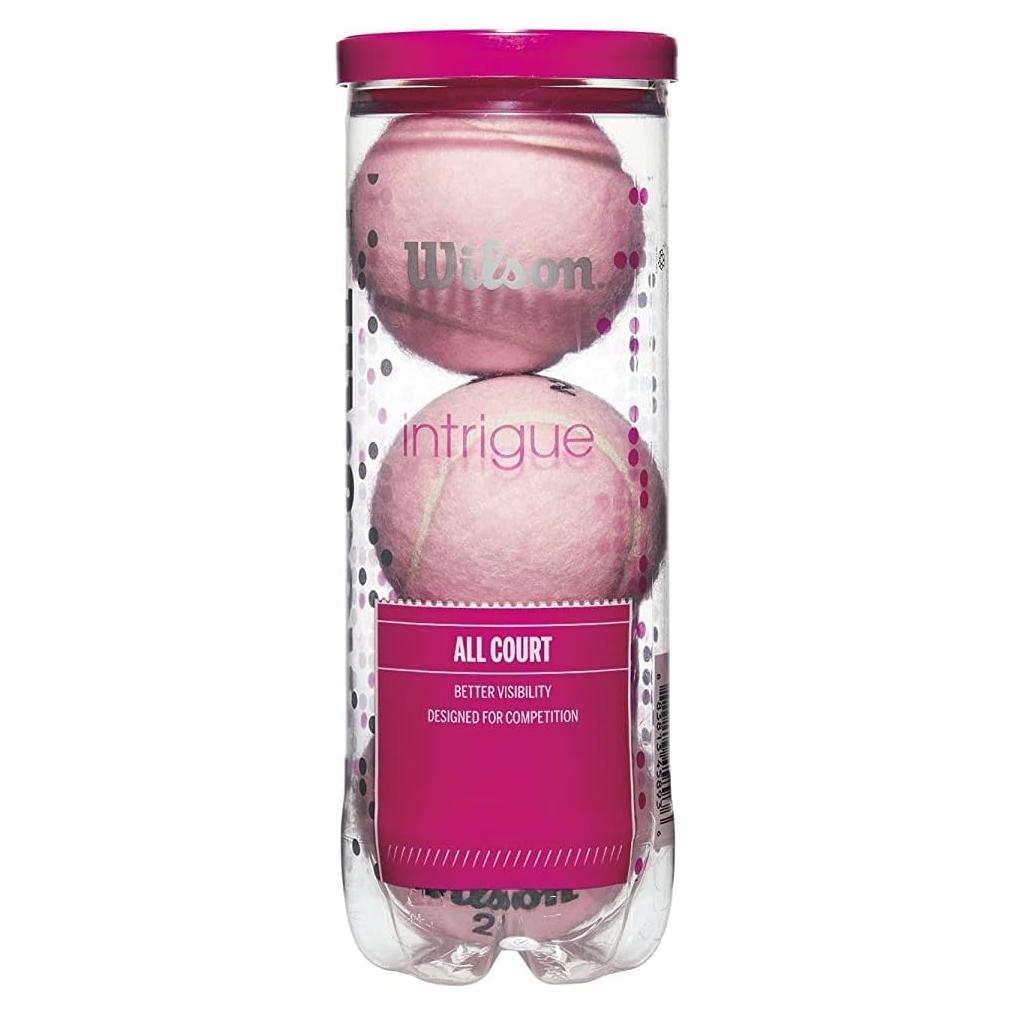 Pelotas de Tenis Wilson Intrigue 3 Unidades Rosa