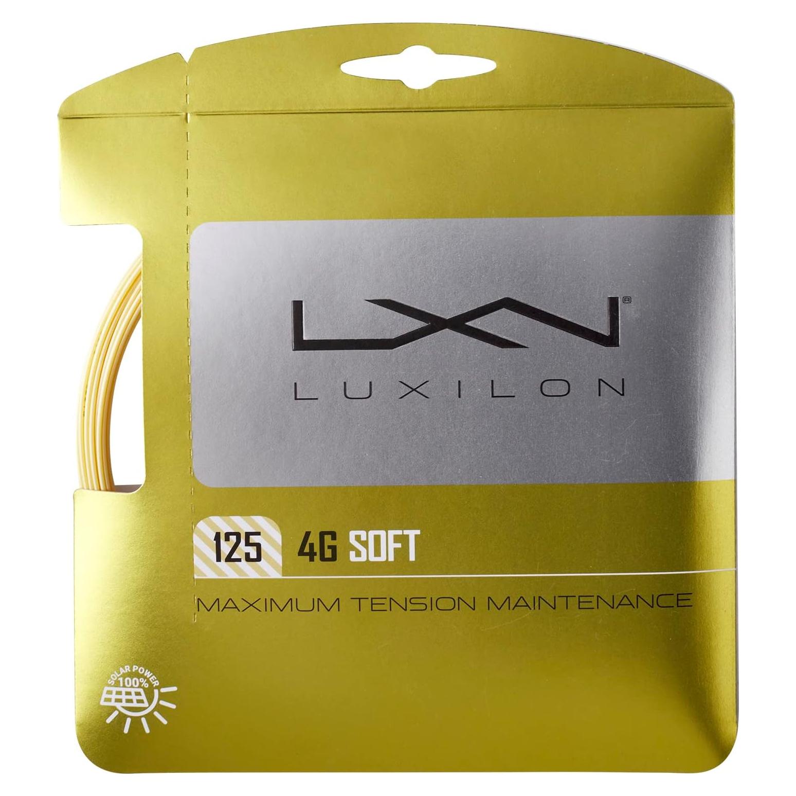 Cuerda de Tenis Luxilon 4G Suave 1.25mm Dorado - Set