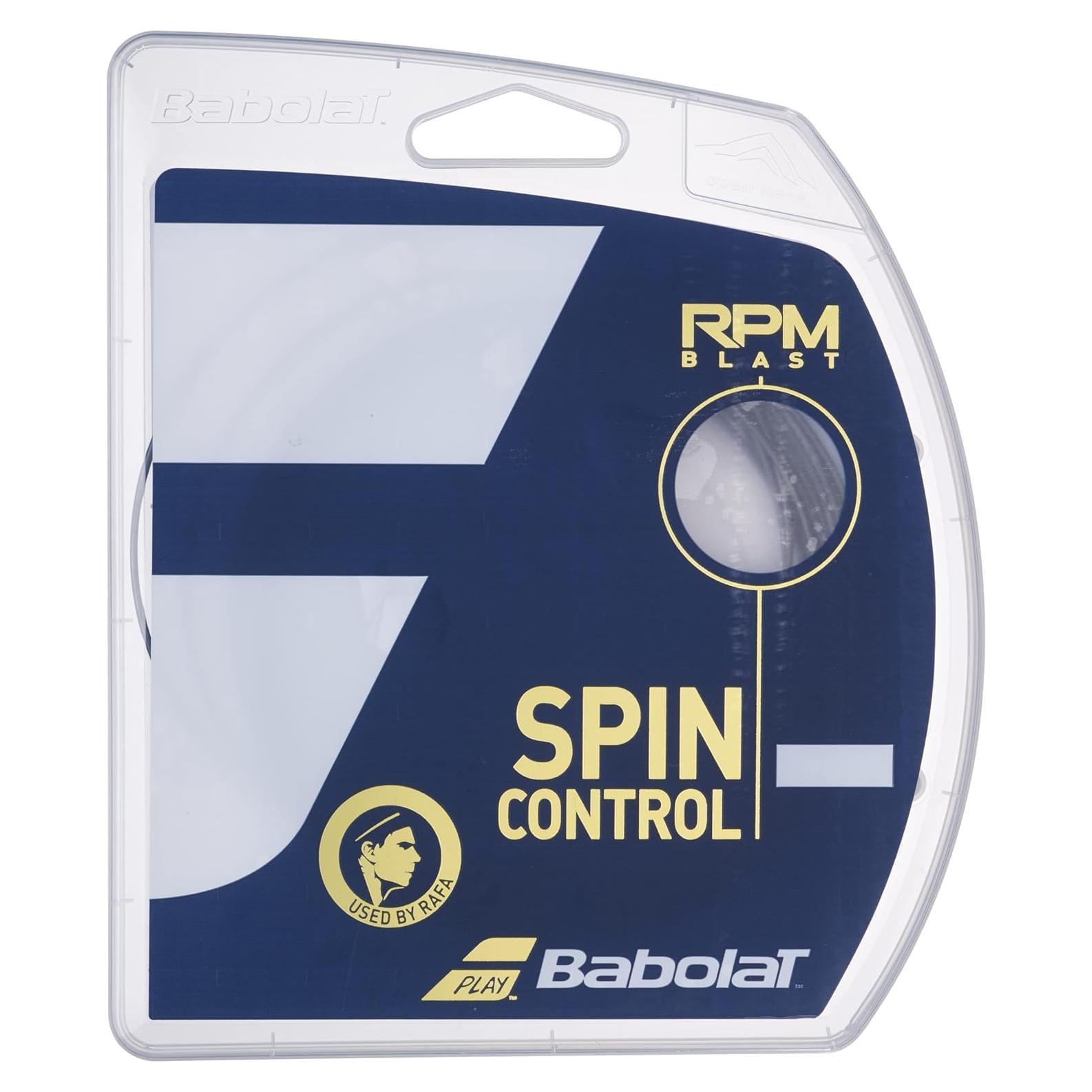 Cuerda de Tenis Babolat RPM Blast 17g Negra 12m Monofilamento