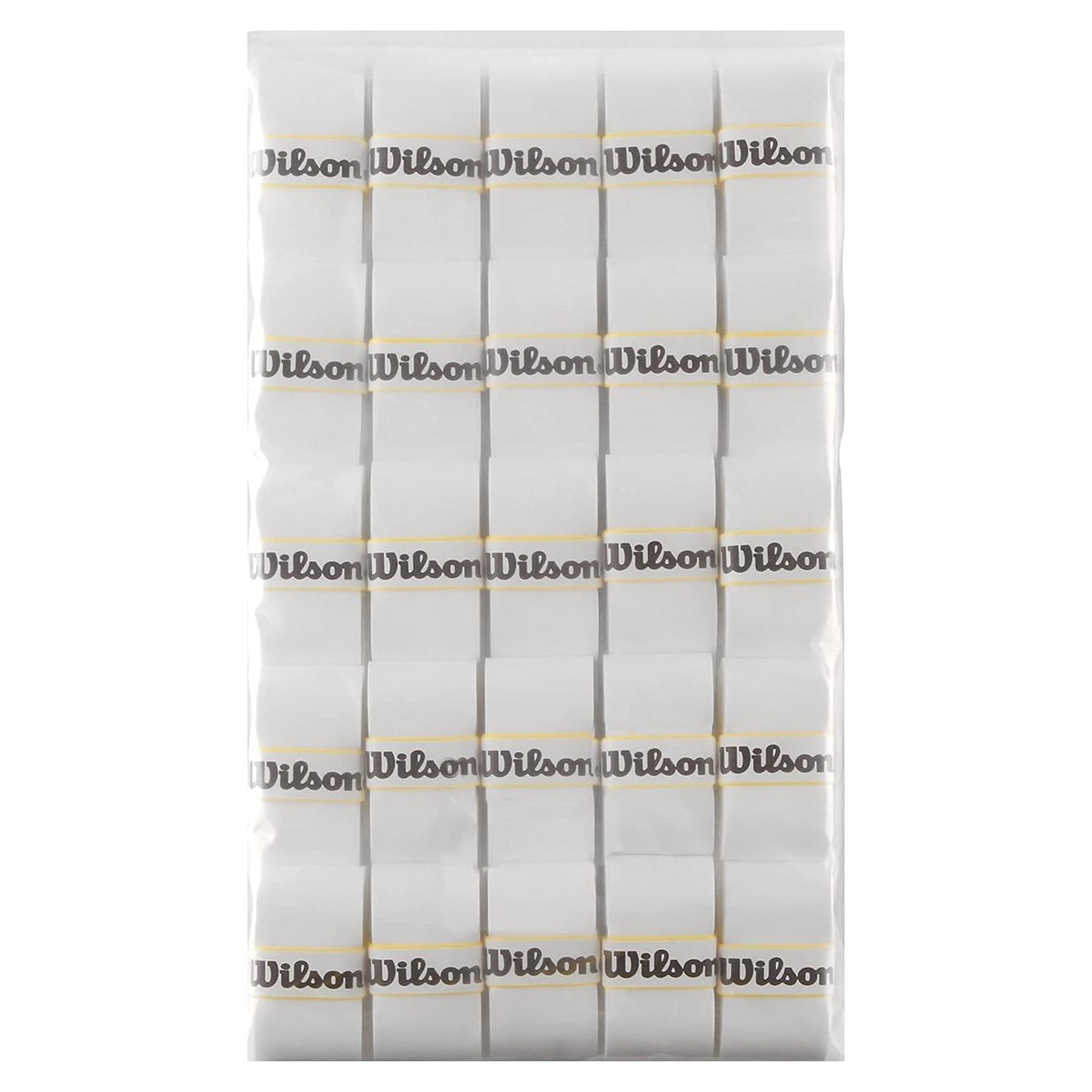 Grip Wilson Pro Overgrip Comfort - Paquete de 25 - Blanco