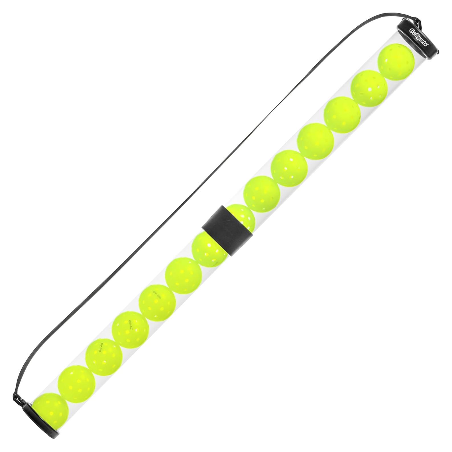 Tubo de Recogida GoSports para Pickleball y Tenis - 14 Pelotas
