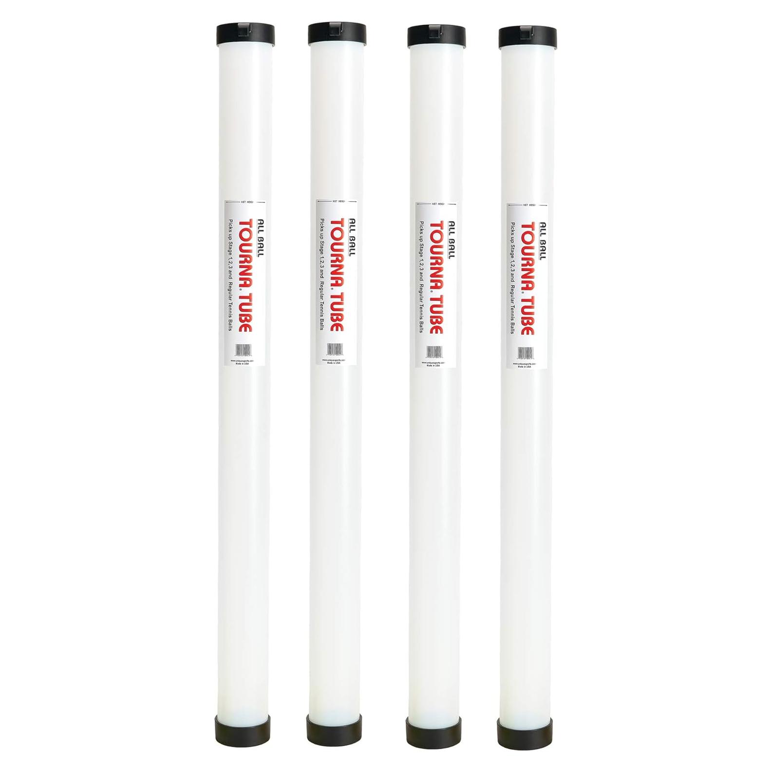 Recogedor de Pelotas Tourna TUB-21-W4 - Paquete de 4, Blanco