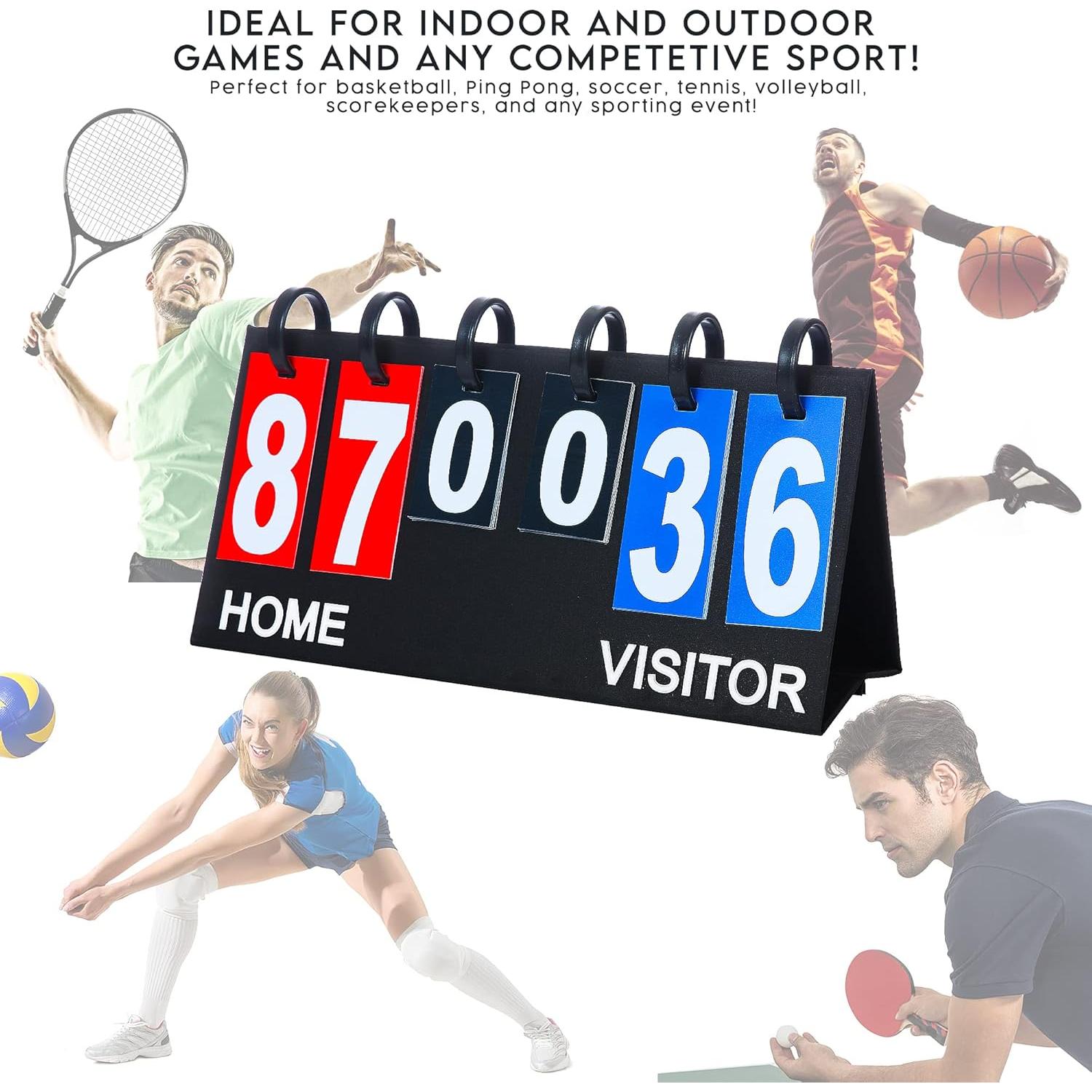 Tablero de Puntuación Portátil Upstreet - Multi-Deporte 99 Puntos