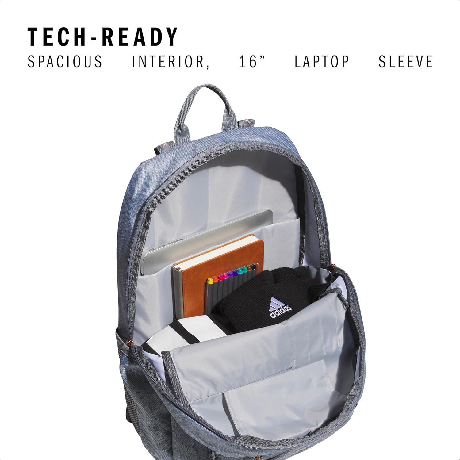 Mochila Adidas Excel Unisex para Laptop 15" - Grande y Duradera