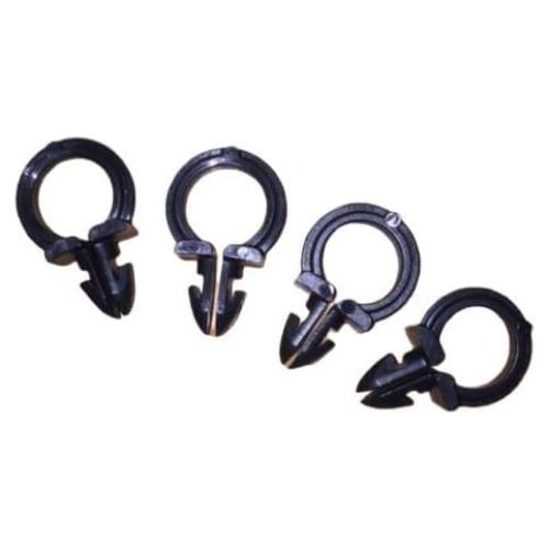 Sujetadores de Red Pevo Sports - Paquete de 100 - Metal Negro