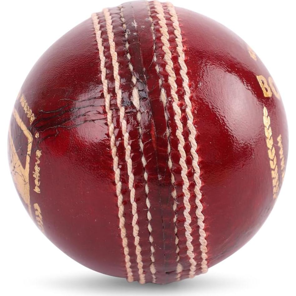 Pelota de Cricket SG Bouncer Roja Adulto Cuero Profesional