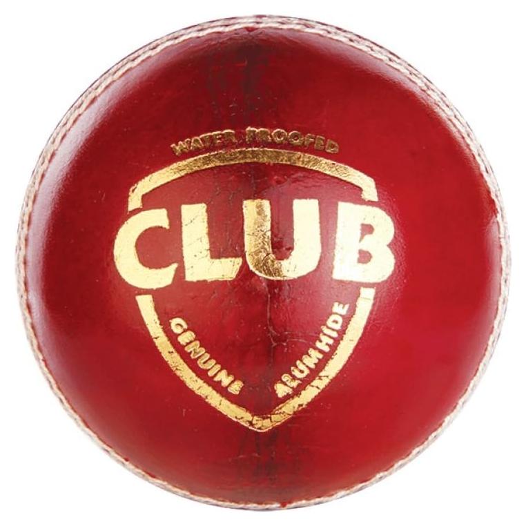 Pelota de Cricket SG Club Roja de Cuero 226g