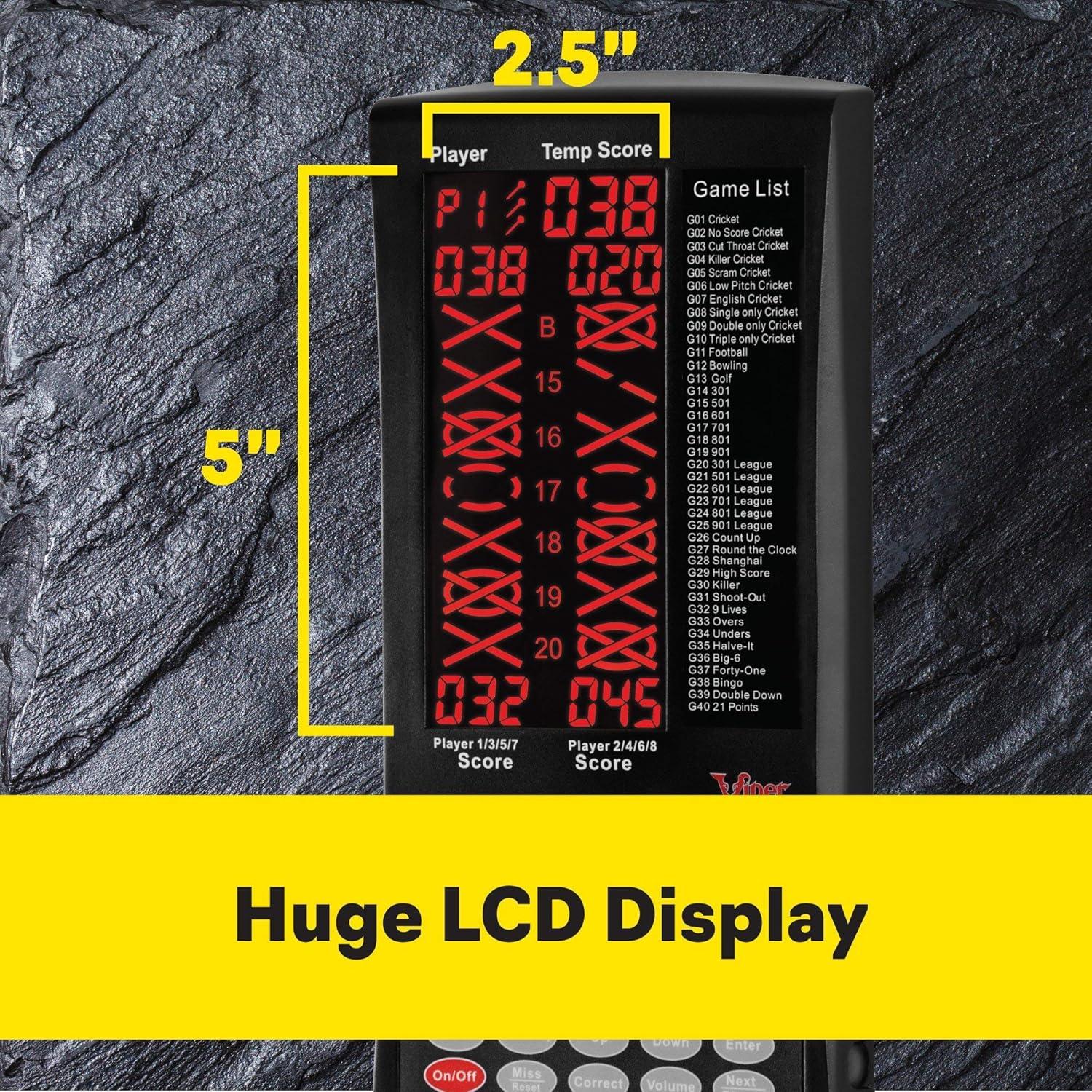 Marcador Digital de Dardos Viper ProScore para 8 Jugadores