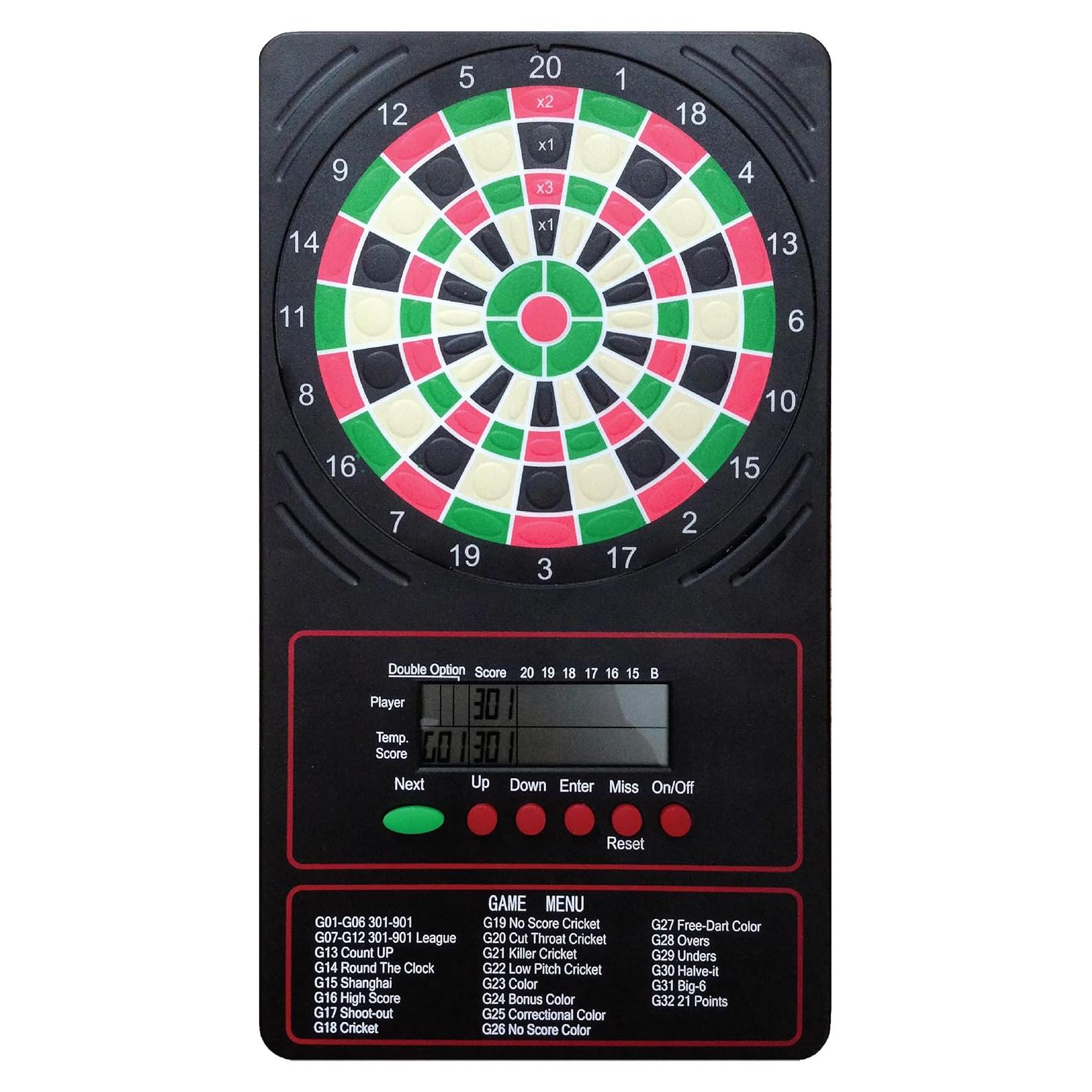 Anotador Electrónico de Dardos Accudart E-Score LCD 18 Juegos