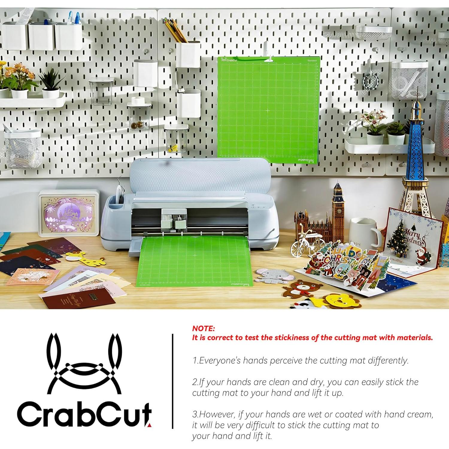 Alfombrillas de Corte 12x12cm Crabcut Verde StandardGrip 3Pack