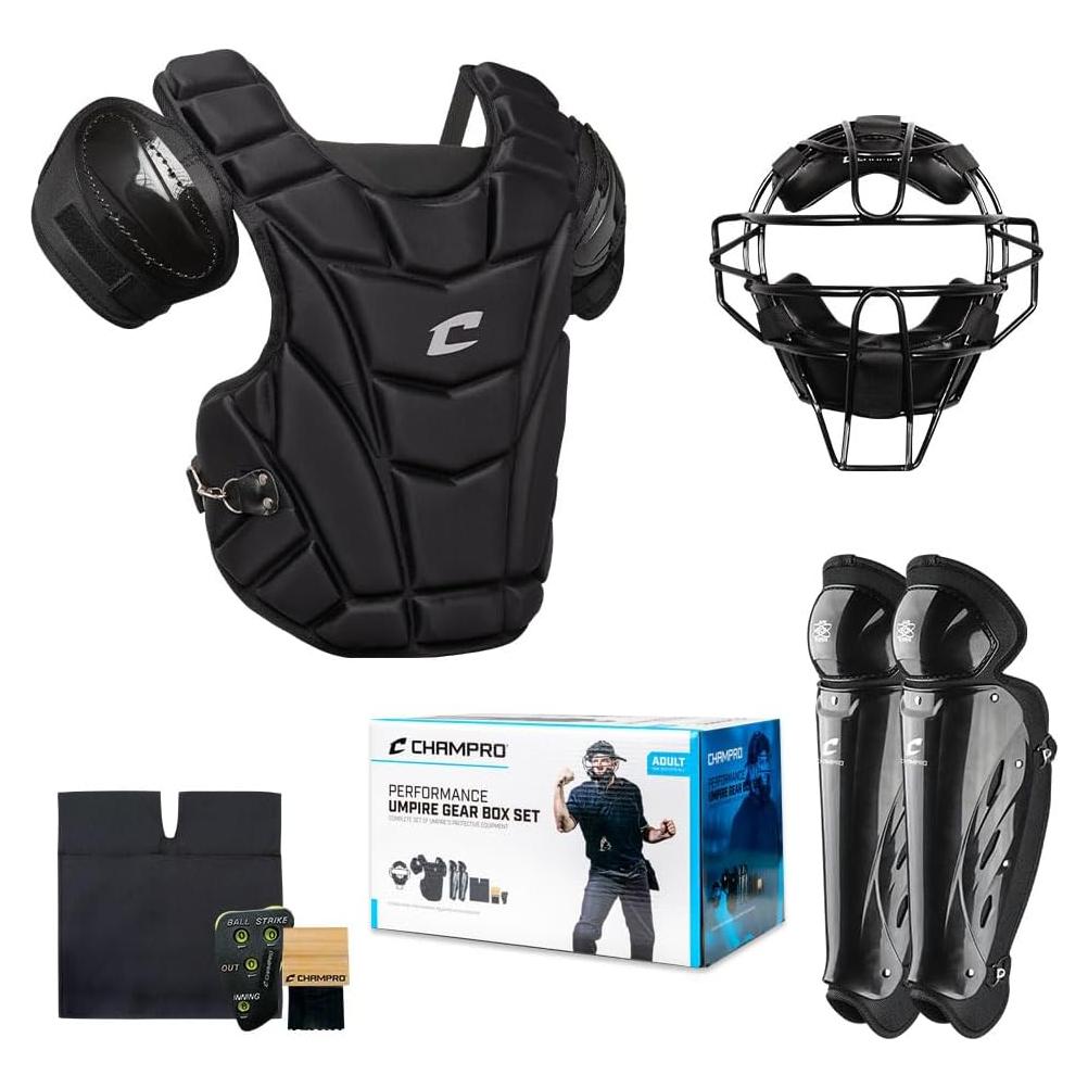 Kit de Árbitro Champro Starter CBSUSK - Máscara, Protector y Accesorios