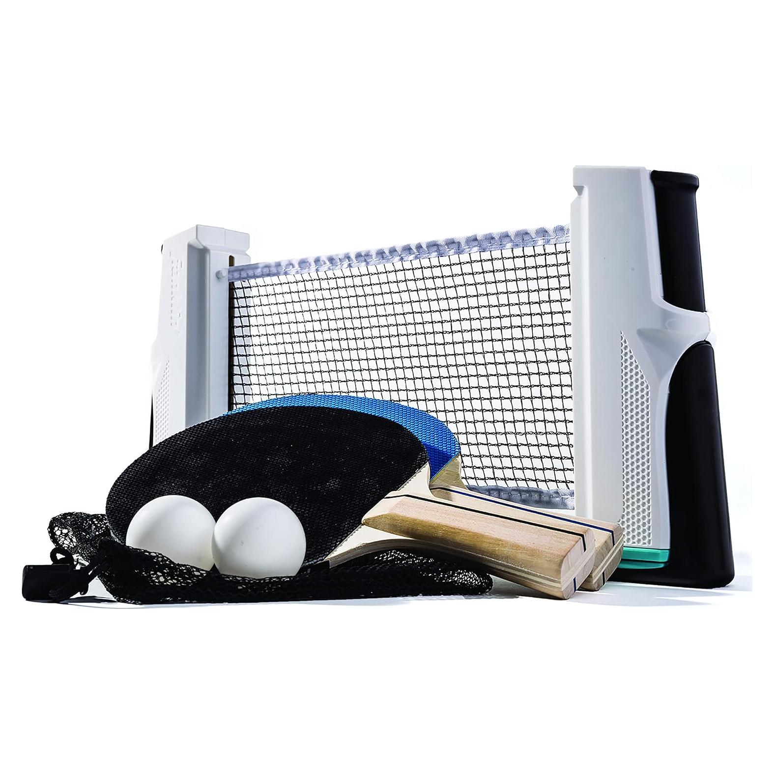 Conjunto de Ping Pong Portátil Franklin Sports - Incluye 2 Palas y Red