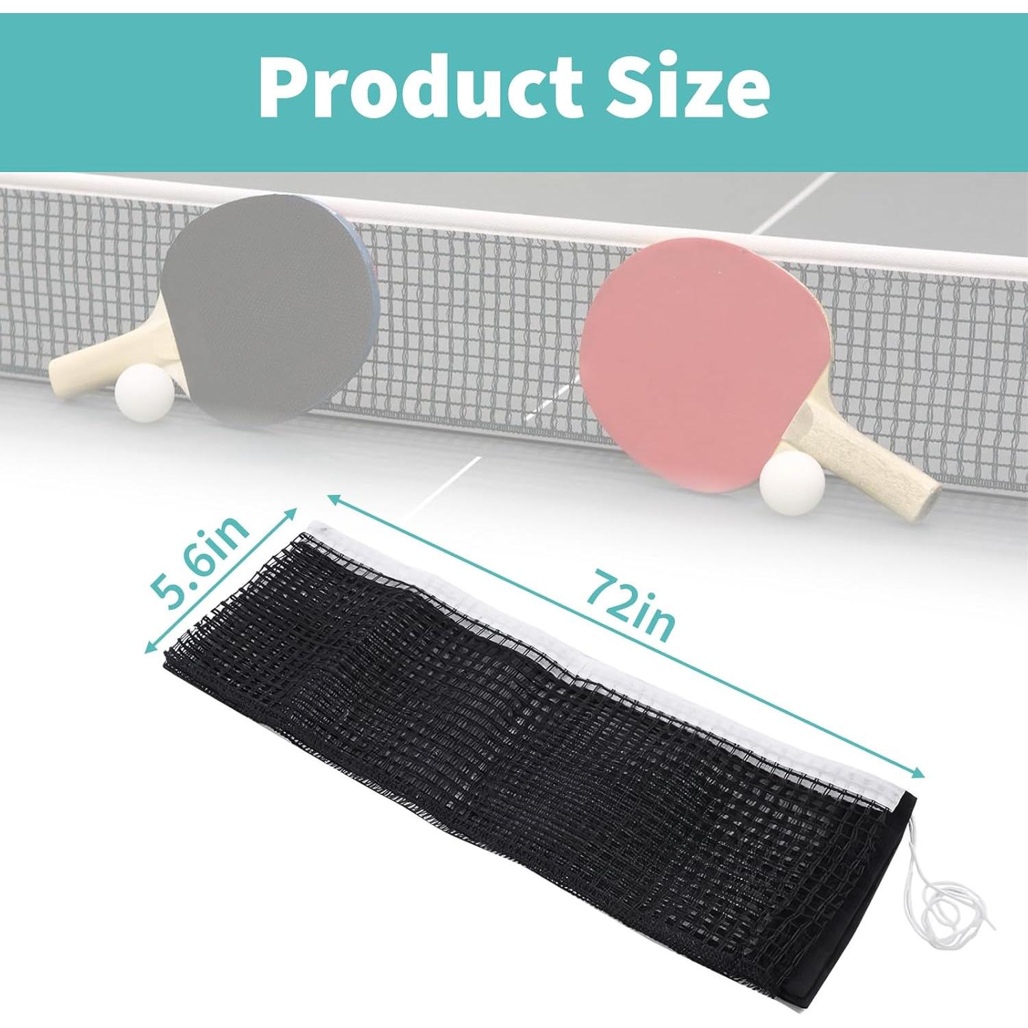 Red de Ping Pong Vekniqo CDB-KEPIPONERE - Paquete de 2, 180 cm