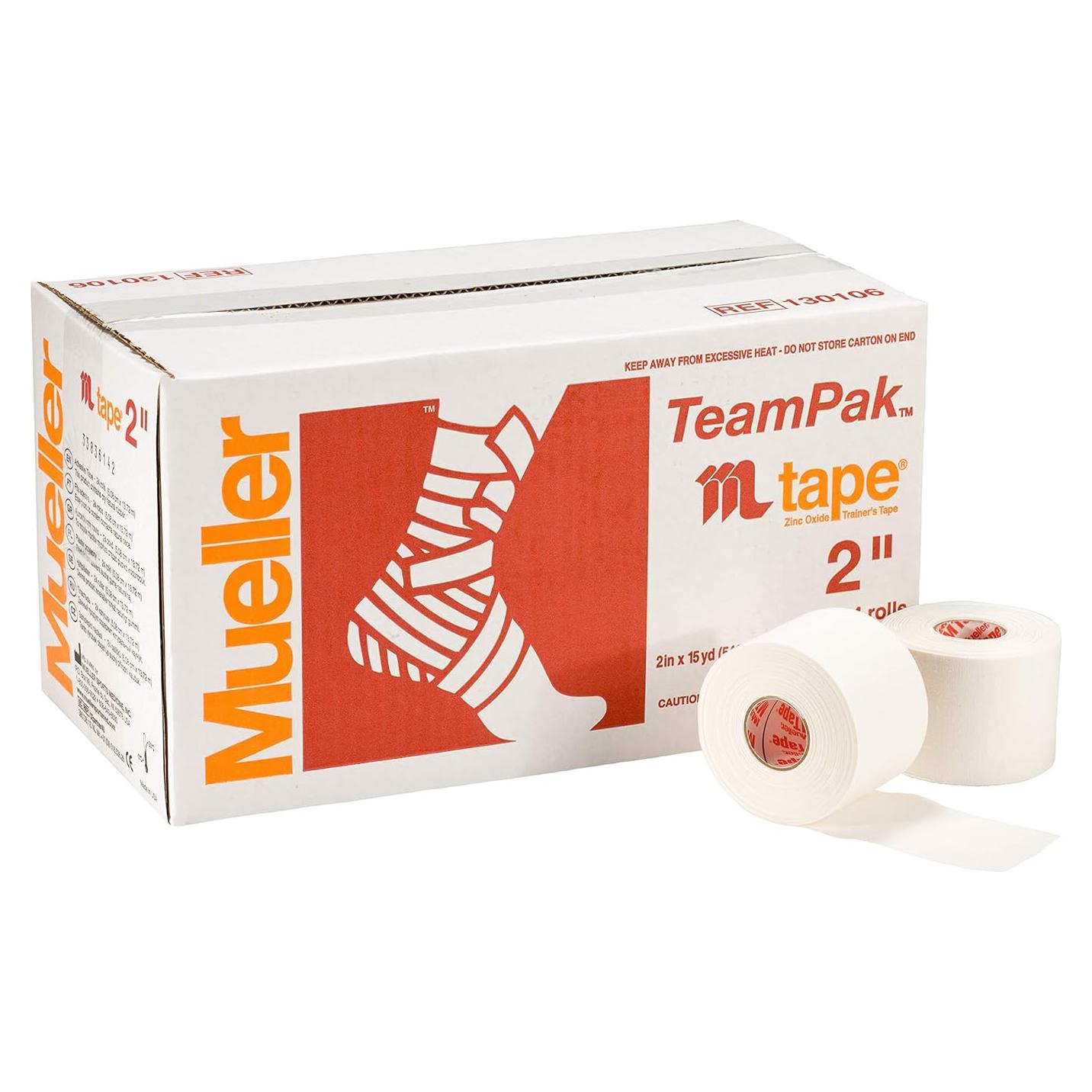 Cinta de Zinc Oxide Mueller 2" x 15 yd Blanco