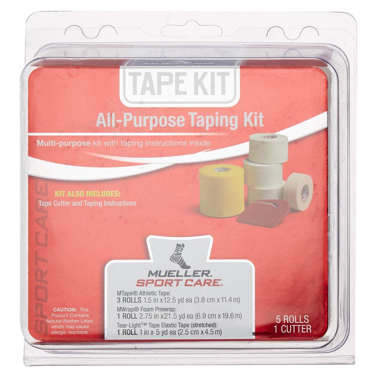 Kit de Cinta de Uso General MUELLER 6 Piezas Resistente al Agua