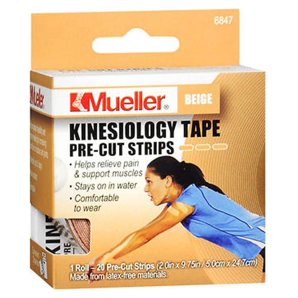 Cinta Kinesiológica Mueller IStrips Beige 5.08 cm 20 Tiras