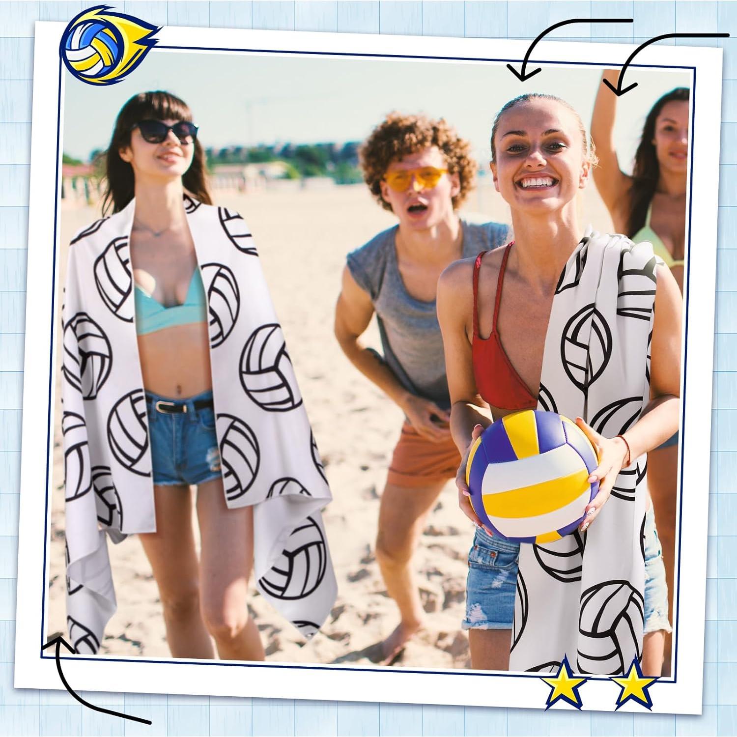 6 Toallas de Playa Tiangrid Microfibra 89x178 cm Secado Rápido