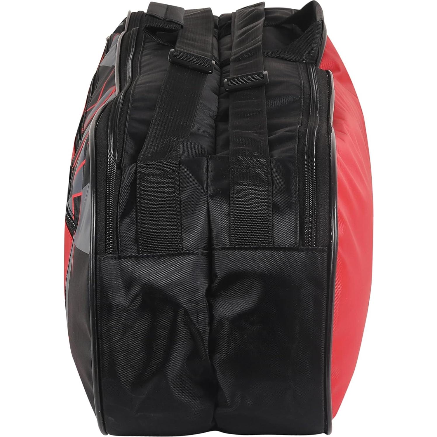 Bolsa de Bádminton YONEX 23015 Roja y Negra - 3 Compartimentos