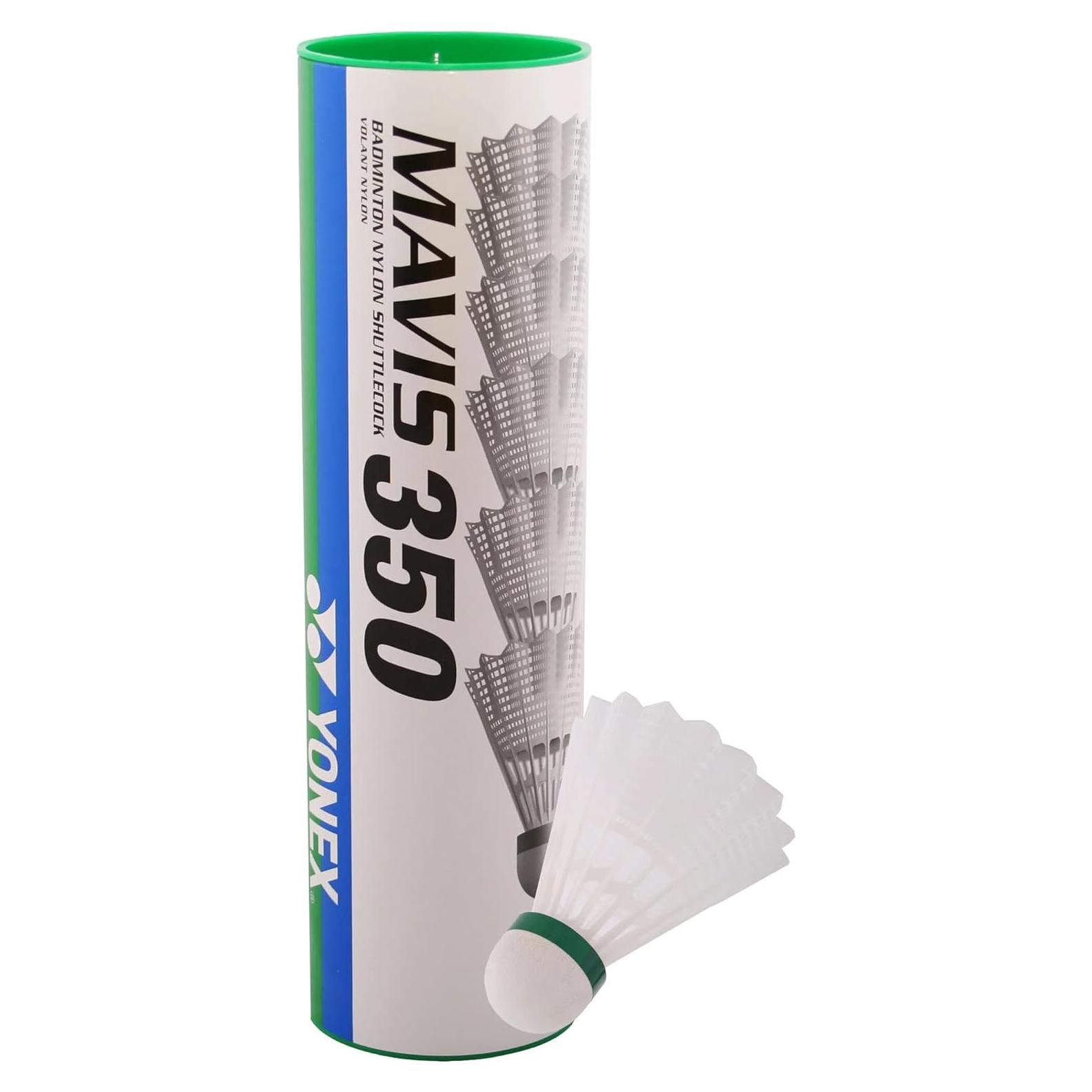 Pelotas de Bádminton YONEX Mavis 350 Alta Velocidad - 6 Unidades