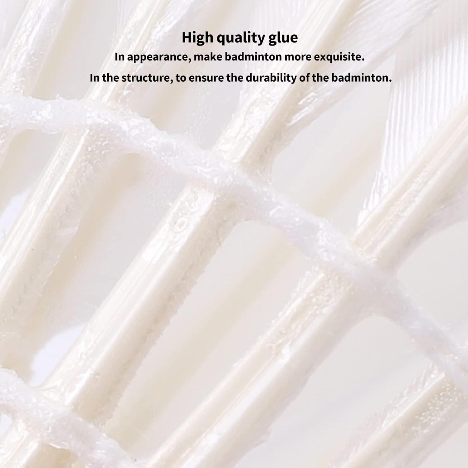 Plumas de bádminton TENGAOSI 12PCS con plumas de pato y corcho