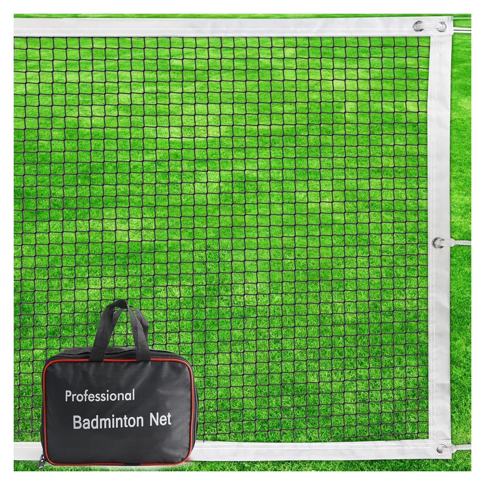 Red de bádminton portátil ElvesHome 610x76 cm con bolsa