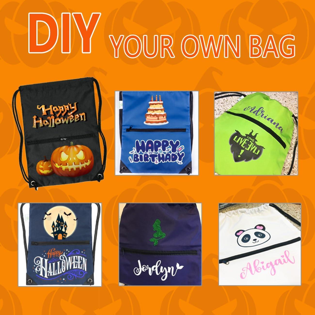 Mochila de Cuerda HOLYLUCK Negra para Deporte y Gym