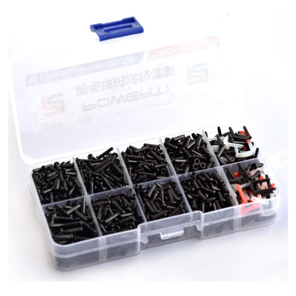 Grommets Universales Powerti para Raquetas de Badminton - Negro