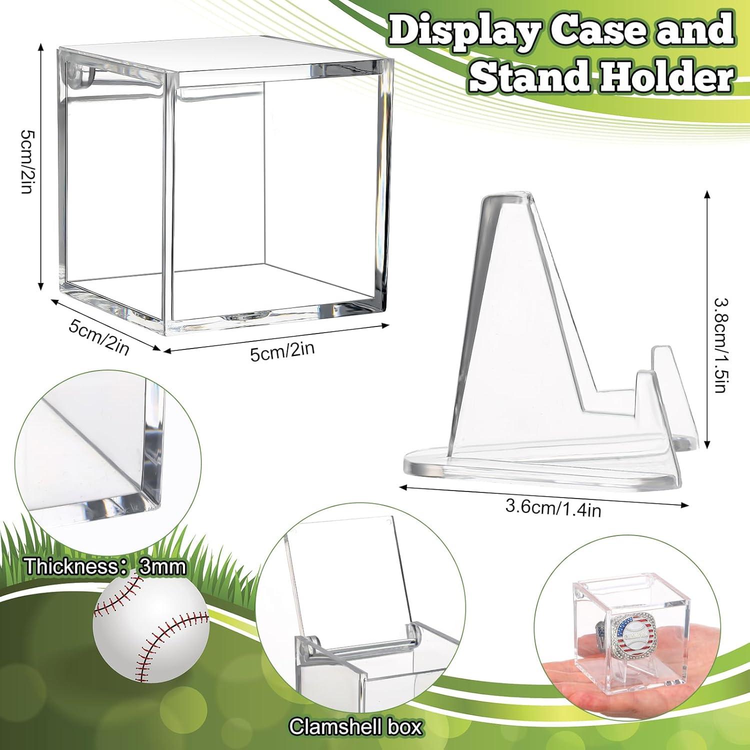 Anillo de Campeonato de Béisbol Landical 12 Set con Caja y Soporte