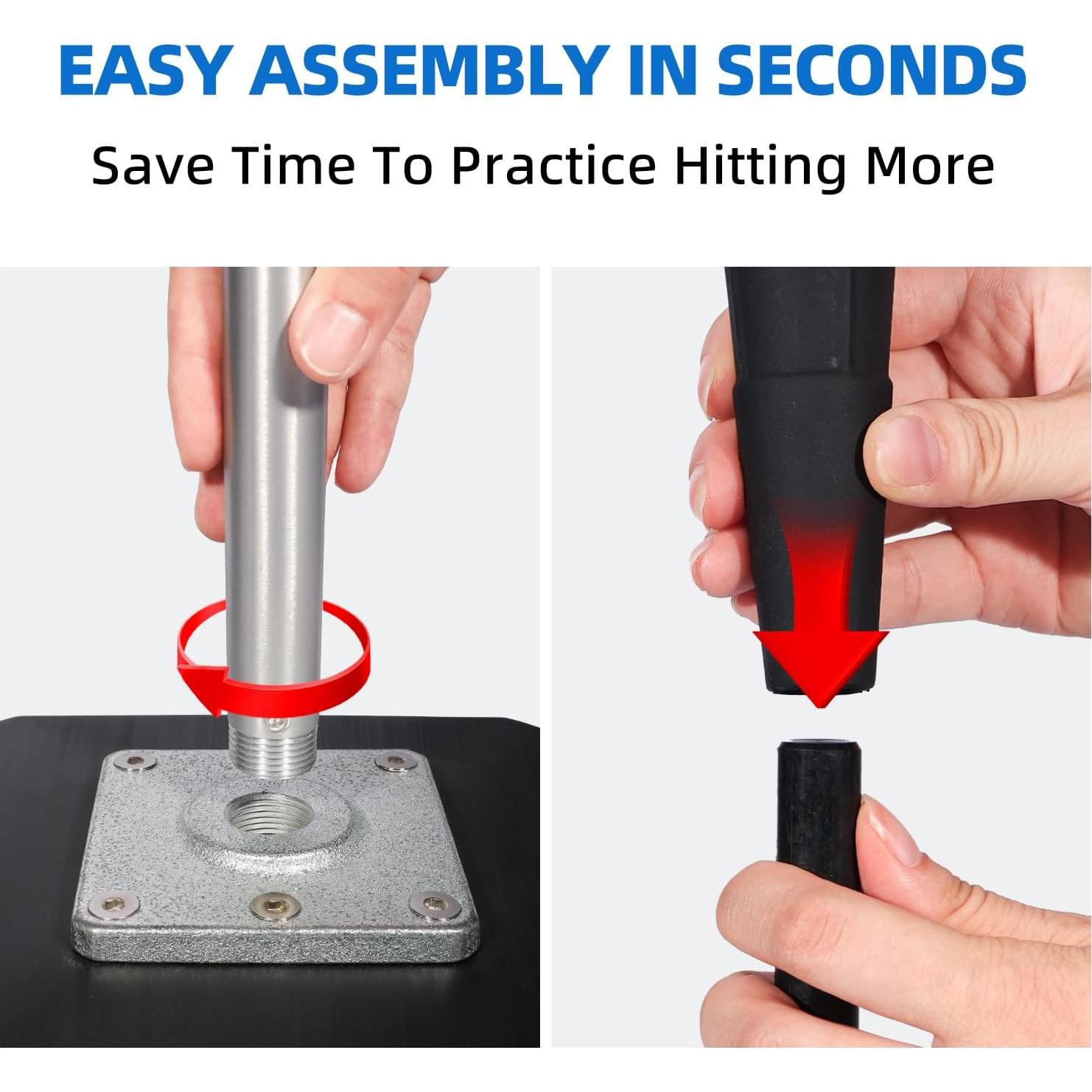 Tee de Bateo Portátil CEPHKY Ajustable 50.8-71.1 cm